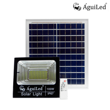 Reflector Led 100w con Panel Solar | LedsBeSolar